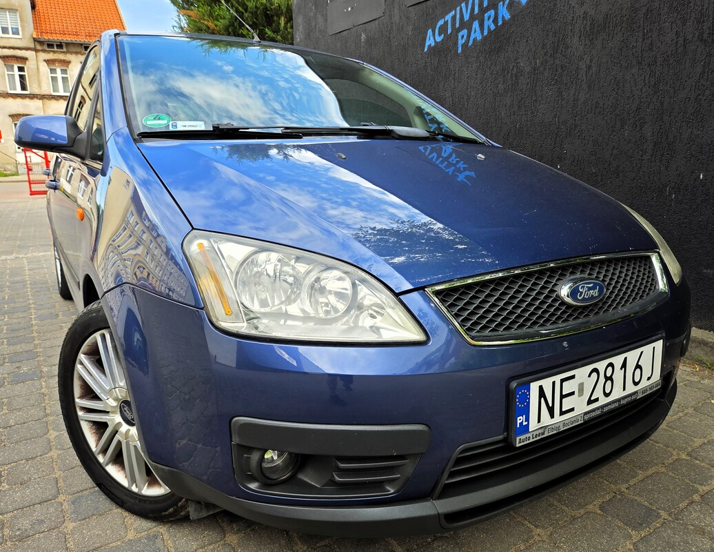 Elbląg Ford C-MAX 2,0Benzyna 145KM 2006Rok Bogato Wyposażone Zadbane Rodzinne Autko -Wspomaganie