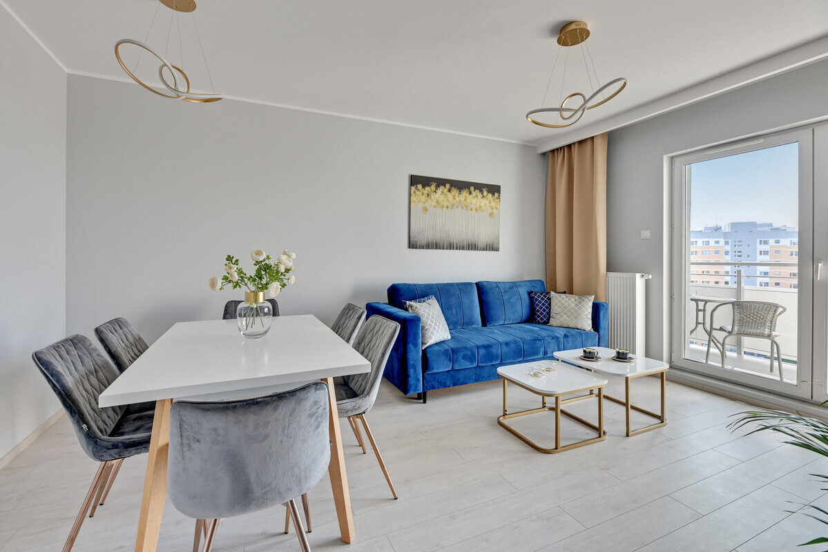 Elbląg Nowoczesne 2-pokojowe mieszkanie na wynajem | Elbląg | balkon | nowe budownictwo