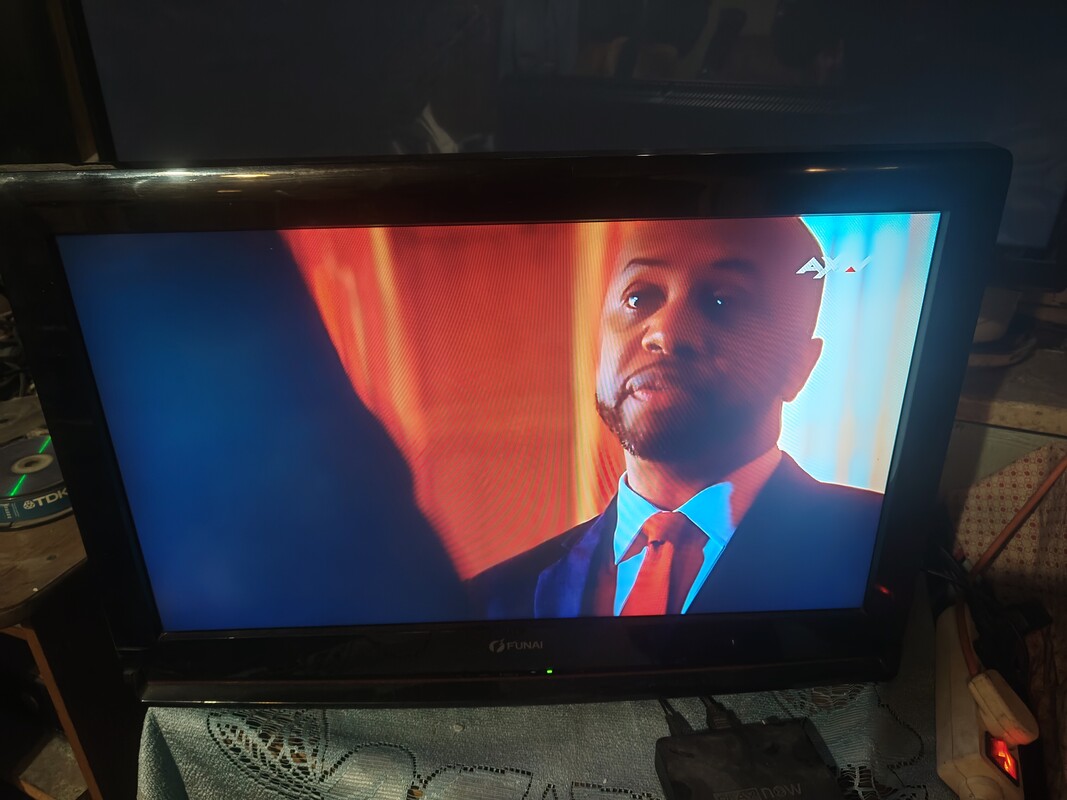 Elbląg Sprzedam telewizor FUNAI 26 cali z oryginalnym pilotem stan dobry. .. stopka jest z tyłu. .. .telewizora. ..