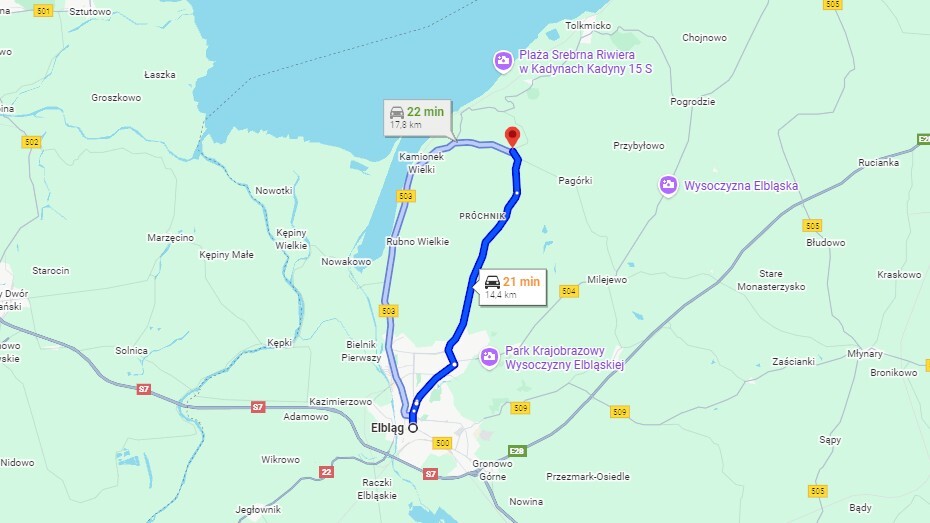 Elbląg * * * ABC NIERUCHOMOŚCI * * *POLECAMY! DZIAŁKA BUDOWLANA NIEDALEKO ELBLĄGA!powierzchnia 5 000 m2możliwość
