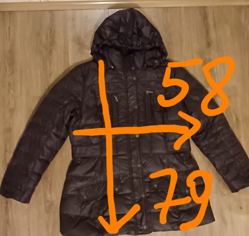 Elbląg Śliczna kurtka w kolorze czekoladowym firmy MARK ADAM NEW YORK rozmiar 44,stan idealny, wszystkie guziki i