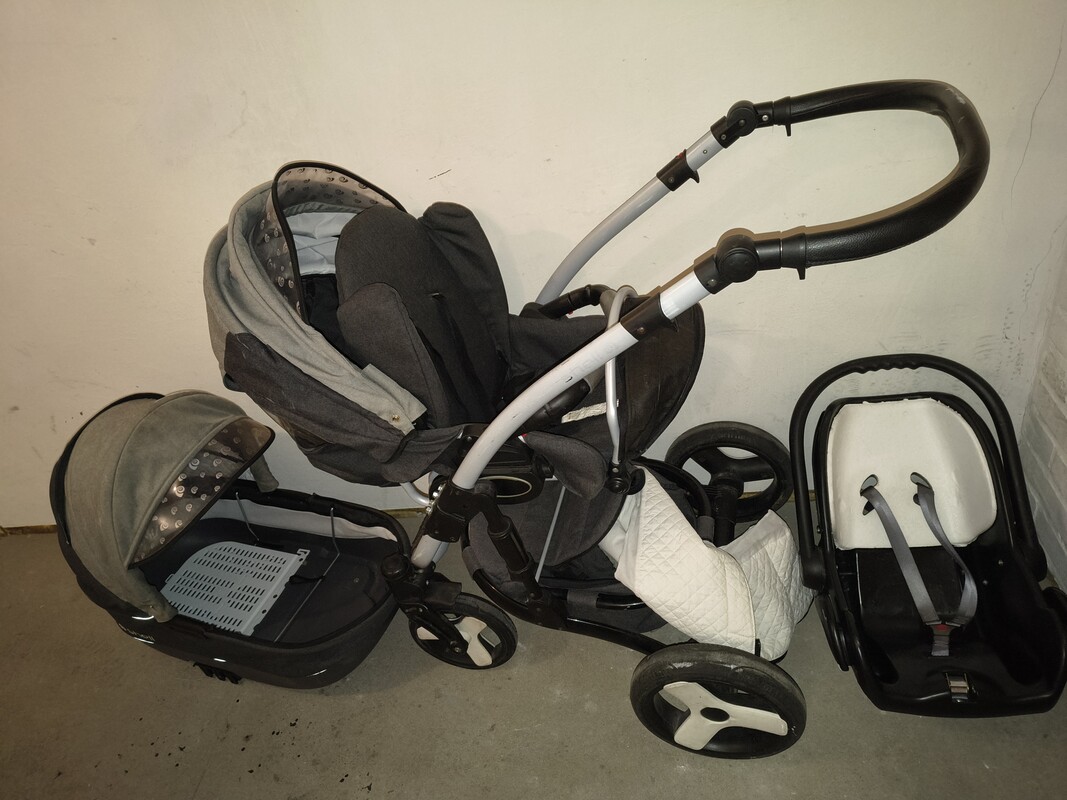Elbląg Witam. Okazjonalnie sprzedam wózek dziecięcy po jednym dziecku firmy babyactiv shell 3 in 1 cena wózka 170zł.