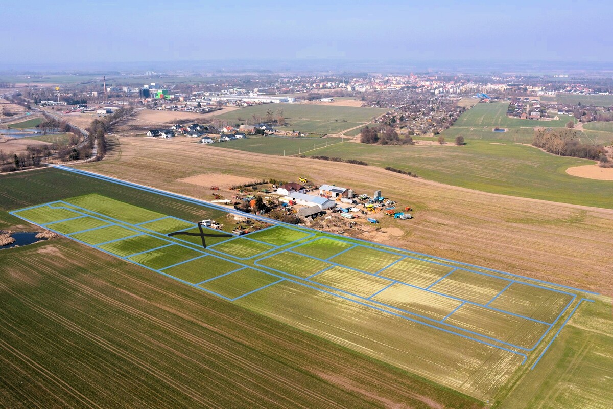 Elbląg Działka budowlana 992 m² – Nowa Wieś k. Pasłęk | WZ | media | blisko S7 - 110 000 zł