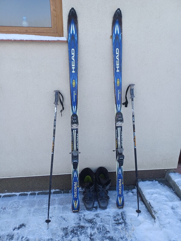 Elbląg Sprzedam narty buty kije.