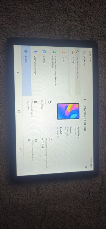 Elbląg Sprzedam tablet tcl 10.
10 cali 4/64gb.
Bateria fajnie trzyma.
Normalne ślady użytkowania.