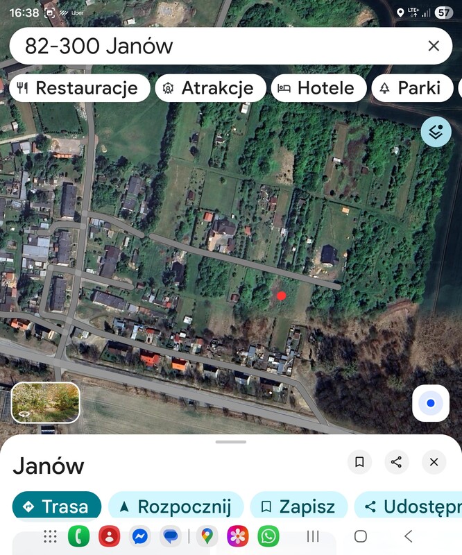 Elbląg Działka ładna, równa, sucha 479m Janów 8km od Elbląga. Przezmark, Komorowo