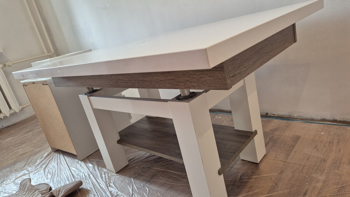 Elbląg Biały stół/ ława