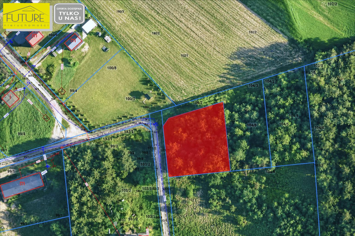 Elbląg FUTURE NIERUCHOMOŚCISprzedam działkę w Borach Tucholskich w miejscowości Wycinki PIĘKNIE