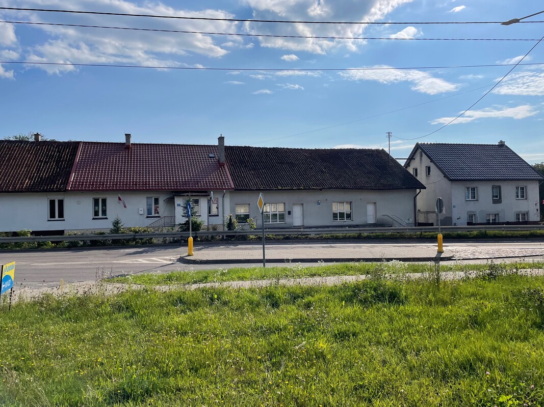 Elbląg Sprzedam budynek produkcyjno-usługowy – Milejewo, ul. Elbląska, przy drodze wojewódzkiej 504