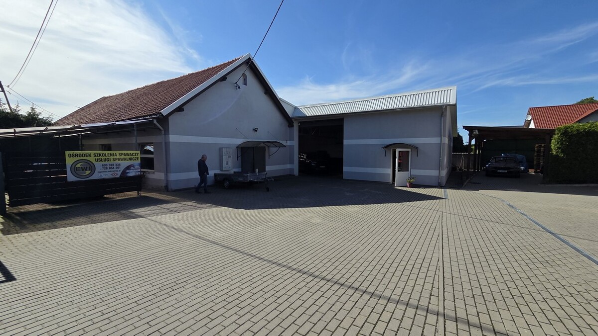Elbląg SZULC & SZULC BIURO NIERUCHOMOŚCI NA SPRZEDAŻDOM Z HALĄ MAGAZYNOWĄ - Elbląg (Dąbrowa) ul.