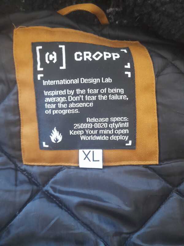 Elbląg Na sprzedaż męska kurtka zimowa marki Cropp w rozmiarze XL. Kurtka typu parka w modnym, miodowo-musztardowym