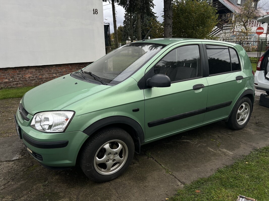 Elbląg Hyundai Getz mały przebieg uszkodzony bok