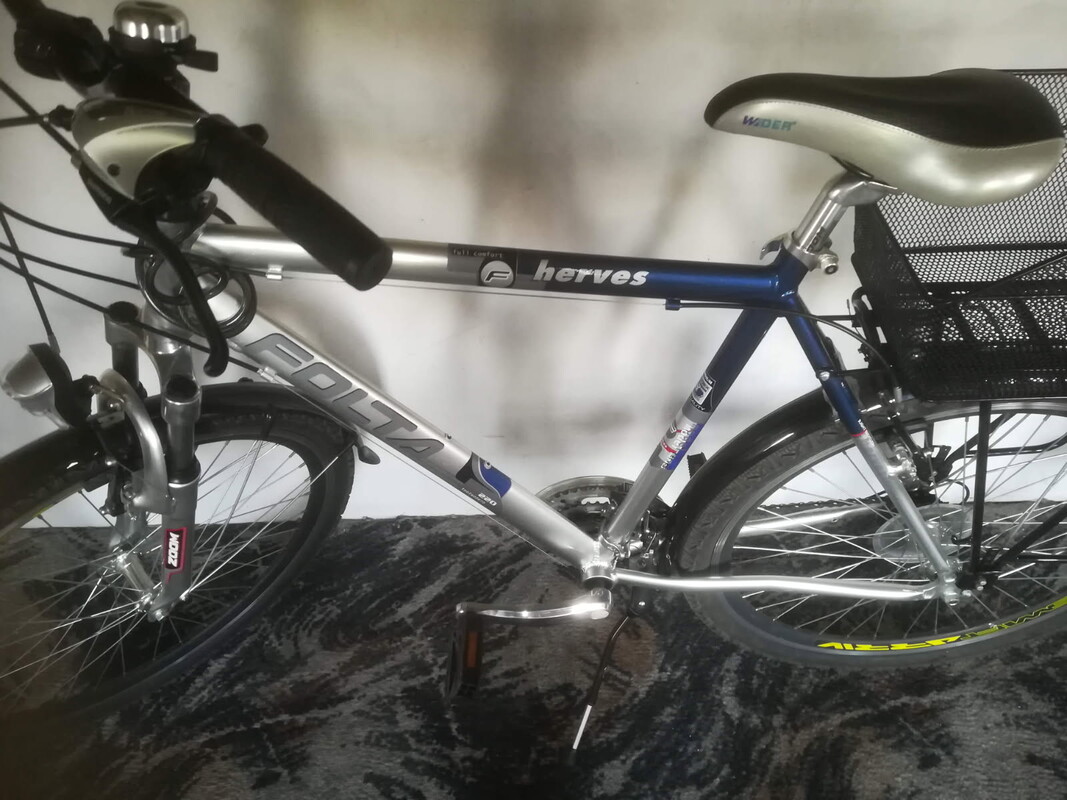 Elbląg Pilnie sprzedam okazyjnie rower męski Folta, bardzo zadbany wymieniony cały napęd, lekki, kolor siwo niebieski