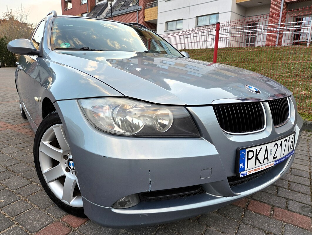 Elbląg BMW Seri 3 E91 2.0Benzyna 150Km Bogata Wersja Wyposażenia 2007Rok
