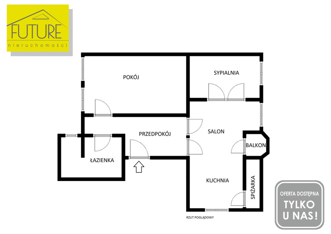 Elbląg FUTURE NIERUCHOMOŚCISprzedam mieszkanie - Elbląg, Mikołaja Kopernika. PIĘKNE. KLIMATYCZNE 3 POKOJOWE