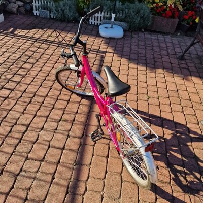 Elbląg Sprzedam ROWER FOLTA, RÓŻOWY, KOŁA 20 CALI.