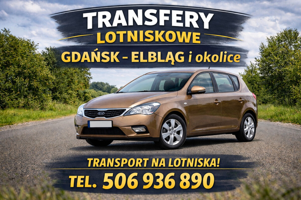 Elbląg TANIE TRANSFERY LOTNISKOWE – GDAŃSK ↔ ELBLĄG I OKOLICE!