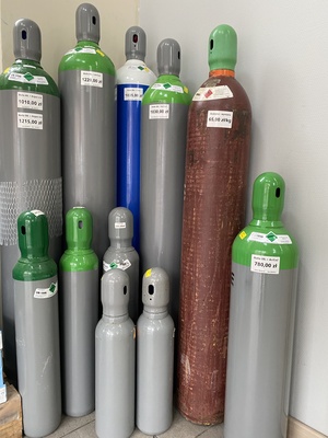 Elbląg Sprzedaż i wymiana gazów technicznych: Mix, Argon, CO2,Tlen, Acetylen           