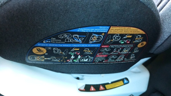 Elbląg Sprzedam fotelik dziecięcy z isofix, cena do negocjacji