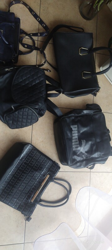 Elbląg Sprzedam torebki damskie używane w bardzo dobrym stanie, 40 zł sztuka i torba ciuchów różnych dla dziewczyny na