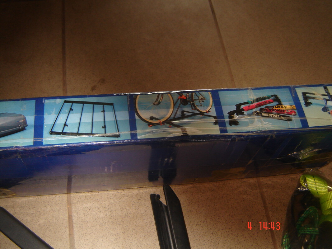 Elbląg Sprzedam (używany) samochodowy bagażnik dachowy na dwa rowery. Bagażnik włoskiej firmy Gev, posiada