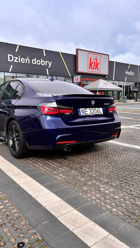 Elbląg BMW 3 F30 • 2017 • 2.0 Benzyna 184 KM • M‑Pakiet • AutomatStan bardzo dobry –