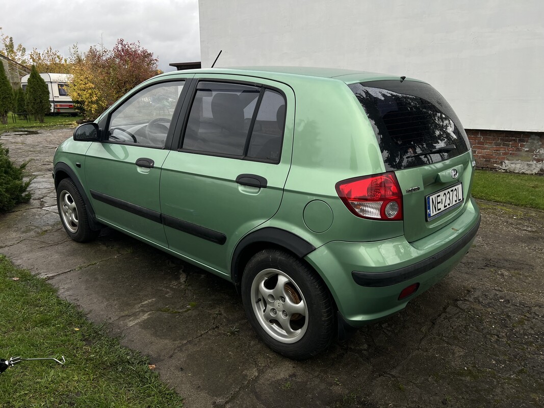 Elbląg Hyundai Getz mały przebieg uszkodzony bok