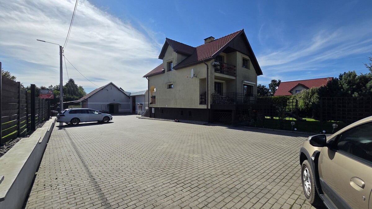 Elbląg SZULC & SZULC BIURO NIERUCHOMOŚCI NA SPRZEDAŻDOM Z HALĄ MAGAZYNOWĄ - Elbląg (Dąbrowa) ul.