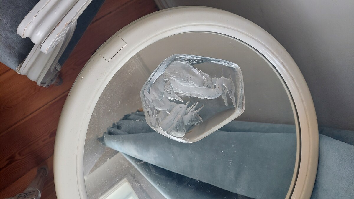 Elbląg Szklana płaskorzeźba