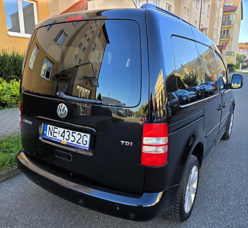 Elbląg Volkswagen CADDY 1.6Diesel 102KM 2011Rok Bardzo Dobry Stan Automatyczna DSG -Klimatyzacja
