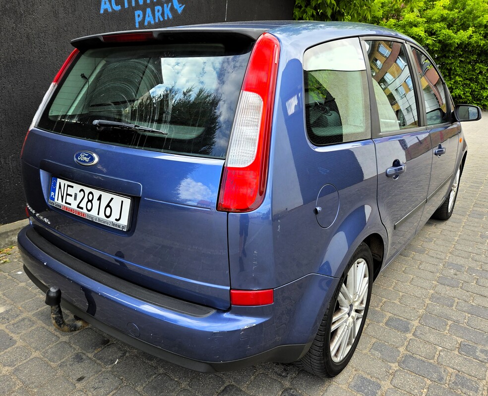 Elbląg Ford C-MAX 2,0Benzyna 145KM 2006Rok Bogato Wyposażone Zadbane Rodzinne Autko -Wspomaganie