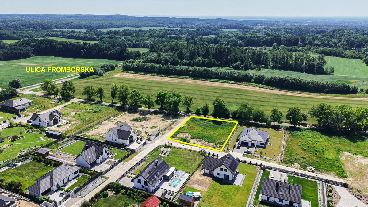 Elbląg * * * ABC NIERUCHOMOŚCI * * * NOWOŚĆ! DZIAŁKA BUDOWLANA W ELBLĄGU!o powierzchni 1821 m2na osiedlu