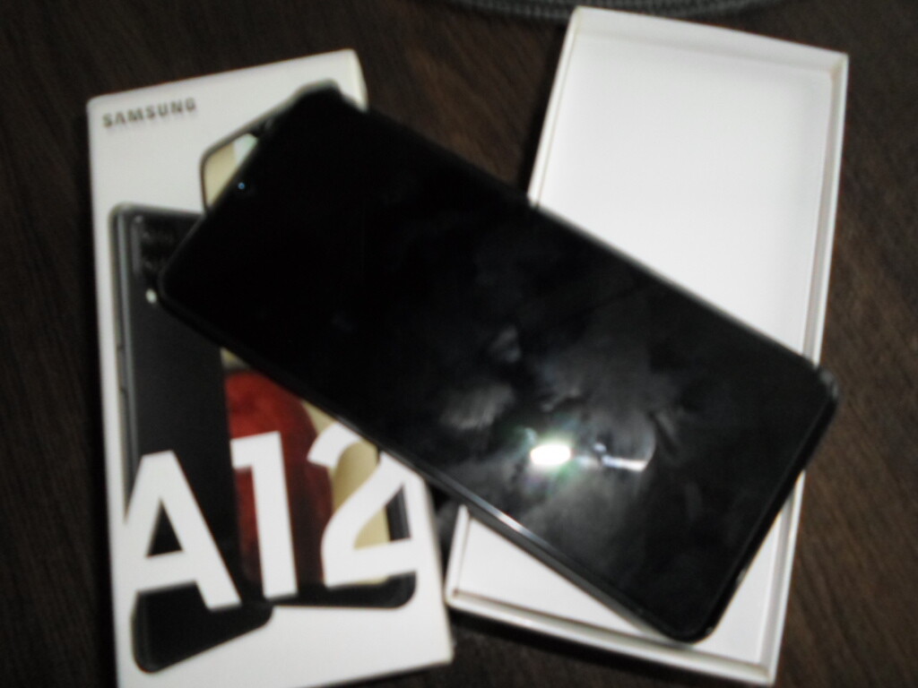 Elbląg Samsung A12 4g/LTE 4/64gb, ekran 6,5, bateria 5000mAh, aparat 48mpix, wifi, nfc, bluetooth, kolor black, kpl,