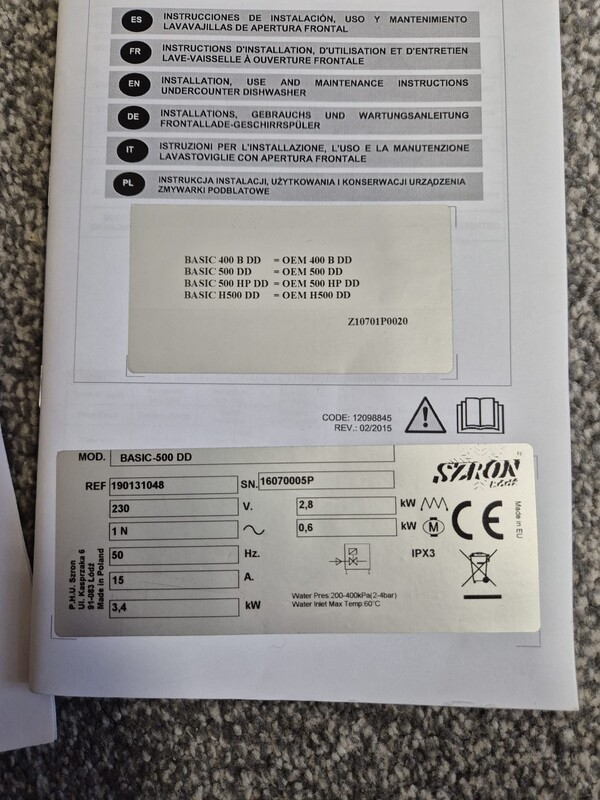 Elbląg Sprzedam zmywarkę gastronomiczną SZRON.
Działająca, w dobrym stanie, z oryginalnymi koszami.