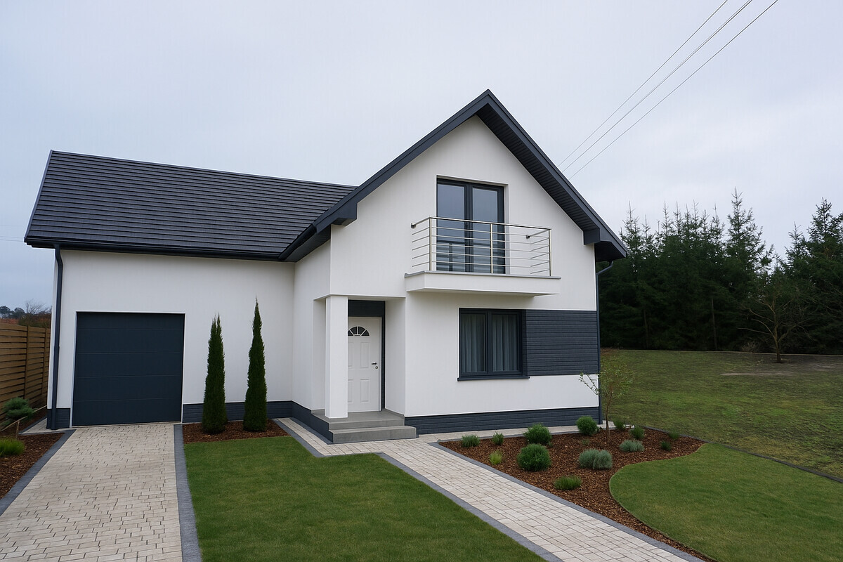 Elbląg &nbsp; Dom w stanie surowym otwartym!&nbsp; Nieruchomość znajduje się w Kątach Rybackich na Mierzei