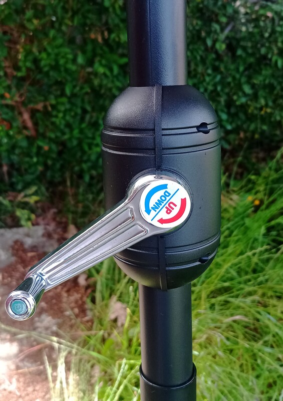Elbląg Odsprzedam nowy parasol przeciwsłoneczny w kolorze Antracyt(ciemny odcień szarości) wymiar fi 270 wys ok 240