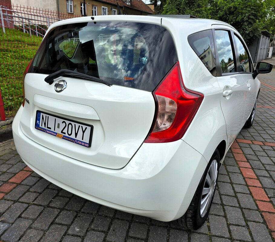 Elbląg Nissan Note 1.2Benzynka 80KM 2016Rok Bardzo Dobry Stan Ekonomiczny 4l/100km-Klimatyzacja Wspomaganie
