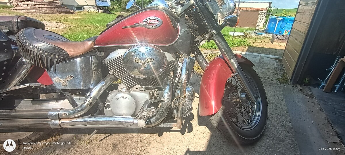 Elbląg HONDA SHADOW RC44 C2 POJ 750cm. YAMAHA VIRAGO 125 PROD.1997