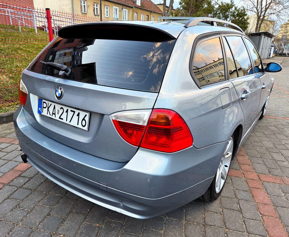 Elbląg BMW Seri 3 E91 2.0Benzyna 150Km Bogata Wersja Wyposażenia 2007Rok