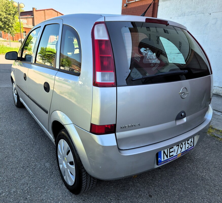 Elbląg Opel Meriva 1,6Benzynka 90KM 2005Rok Bardzo Dobry Stan Ekonomiczny -Klimatyzacja Wspomaganie