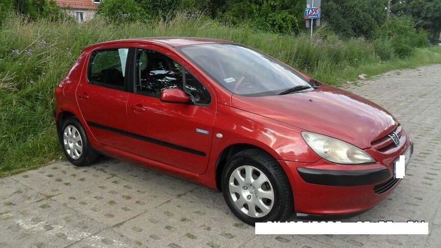 Elbląg Peugeot 307Pojemność 1,4 benzynaModel 2004Klimatyzacja WspomaganieElektryczne szyby