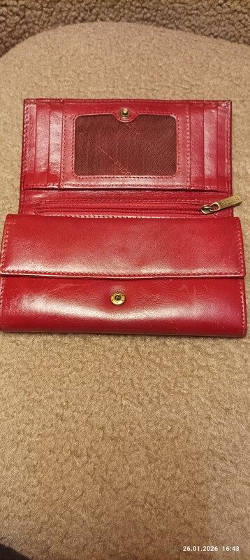 Elbląg Sprzedam-;Nowy bordowy damski portfel Marki PUCCINI z miękkiej skórki. Bardzo fajny prezent. .Możliwy odbiórw