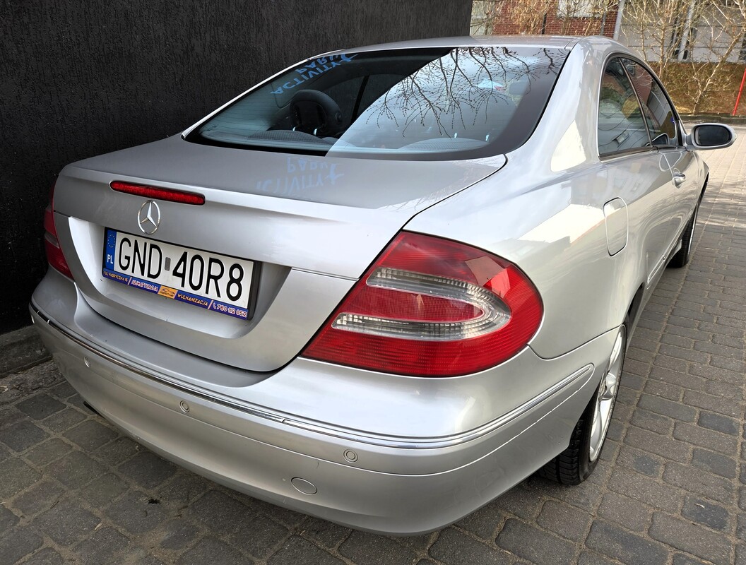 Elbląg Mercedes CLK 1,8Kompresor 164KM 2004Rok Bardzo Dobry Stan Techniczny Automatyczna Skrzynia-Klimatyzacja