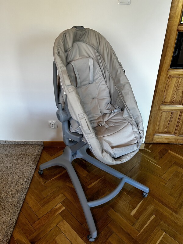 Elbląg Sprzedam wysokiej jakości Chicco Baby Hug Pro 5w1 – wielofunkcyjne łóżeczko dziecięce - Earl Grey w
