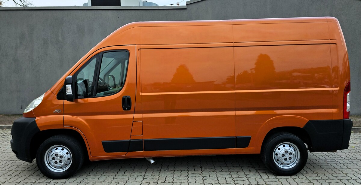 Elbląg Fiat Ducato Średni 2.3Diesel  120KM 2010Rok 3-Osobowy Zadbany Bez Rdzy  -Klimatyzacja  Poduszki