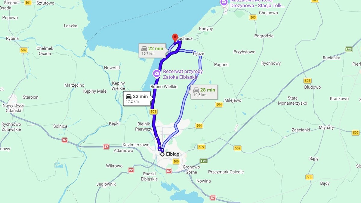 Elbląg * * * ABC NIERUCHOMOŚCI * * *NOWA OFERTA! DZIAŁKA BUDOWLANA W SUCHACZU !o pow. 2520 m2idealna