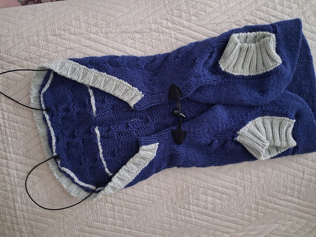 Elbląg Odsprzedam welniane ubranko dla pieska narki Benetton. Latwe do zalozenia. Polecam!