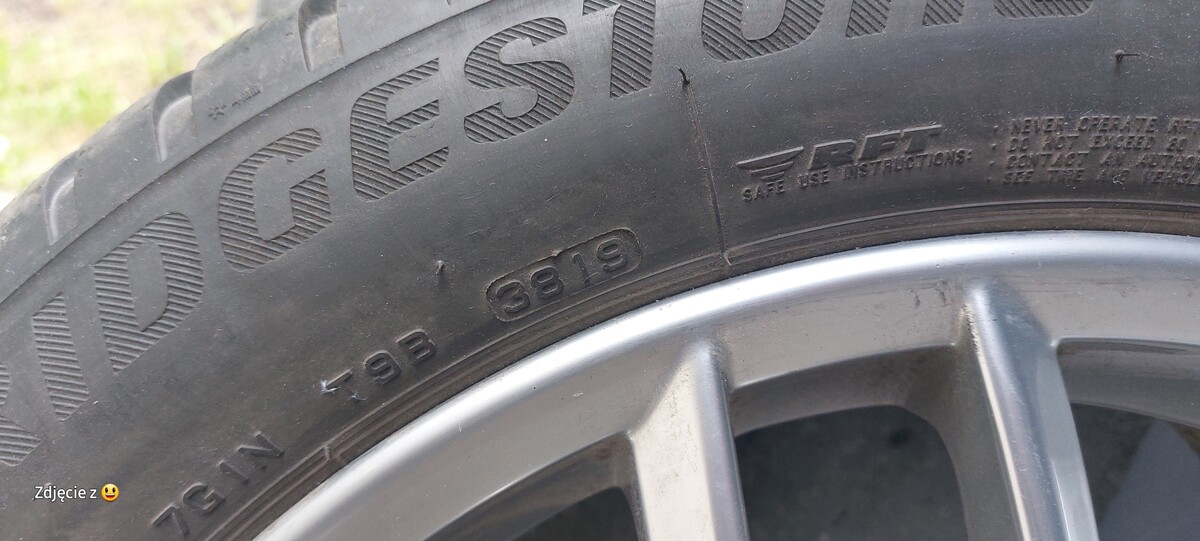 Elbląg SPRZEDAM KOMPLET KÓŁ ZIMOWYCH DO LEXUSA NX LUB UX LUB TOYOTA BRIDGESTONE 225/50R18