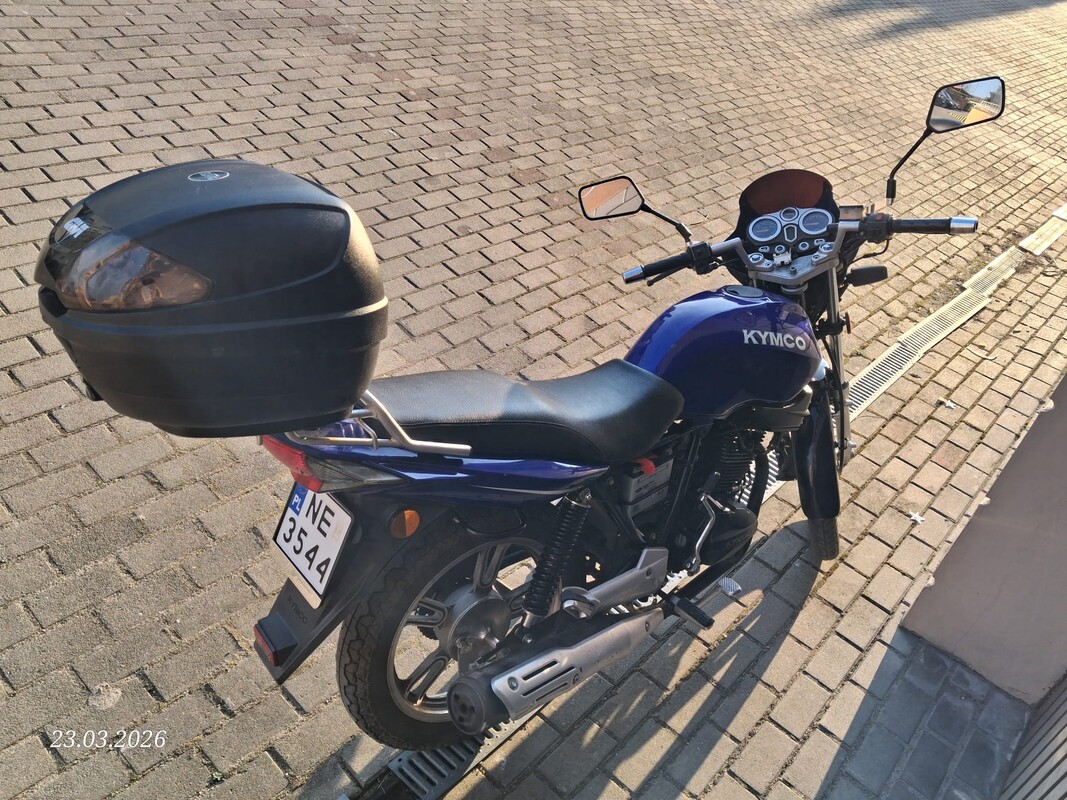 Elbląg 🏍️ Sprzedam Motocykl Kymco Pulsar 125 – kufer Givi, nowy napęd!