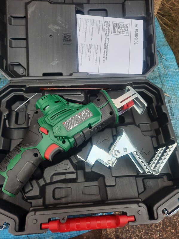 Elbląg Parkside pila do cięcia drewna i gałęzi. Nowa, bez akumulatora i ładowarki.70.Nietrafiony prezent